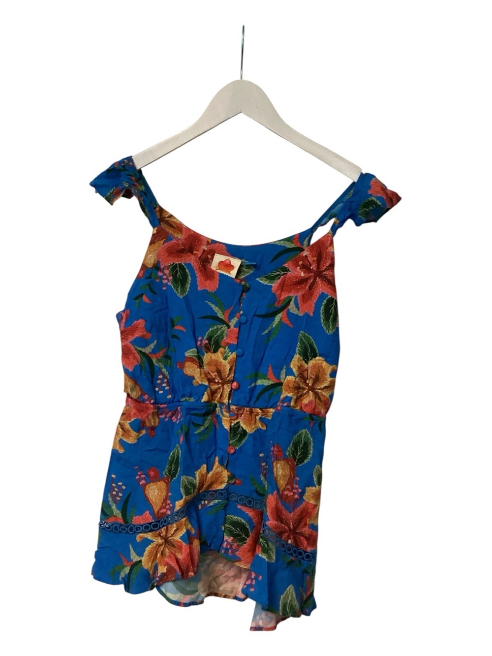 Farm Rio Ruffled Floral Tank - Picture 5 of 8